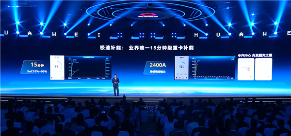 华为发布业界首个全液冷兆瓦快充：2400A电流15分钟持续输出